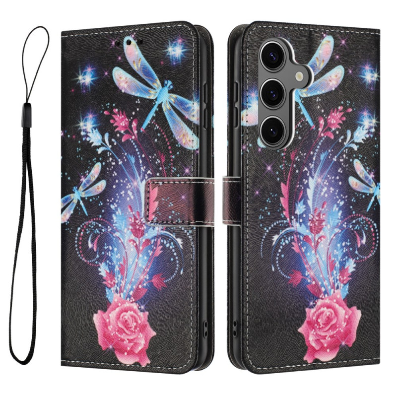 Samsung Galaxy S25 FE Hoesje - Libellenpatroon