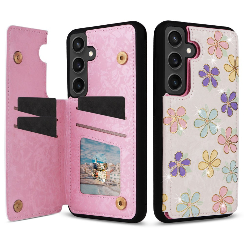 Samsung Galaxy S25 FE Etui Gebloemd Kaartetui