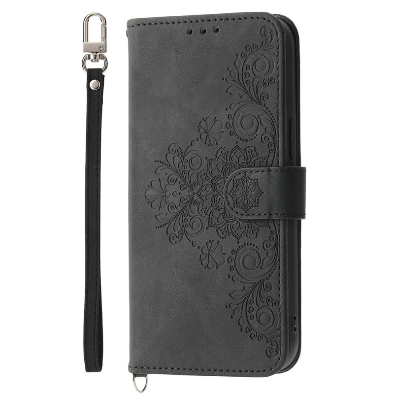 Samsung Galaxy S25 FE Kanten Print Hoesje met Koord
en Schouderband