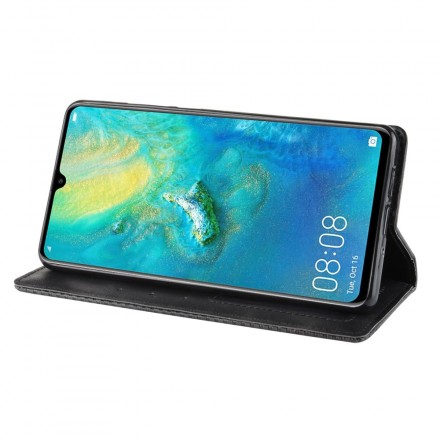 Flip cover Huawei P30 Pro Vintage leer effect stijlvol