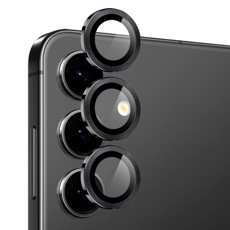 Beschermende lenzen van gehard glas voor Samsung Galaxy S25 FE Ringen