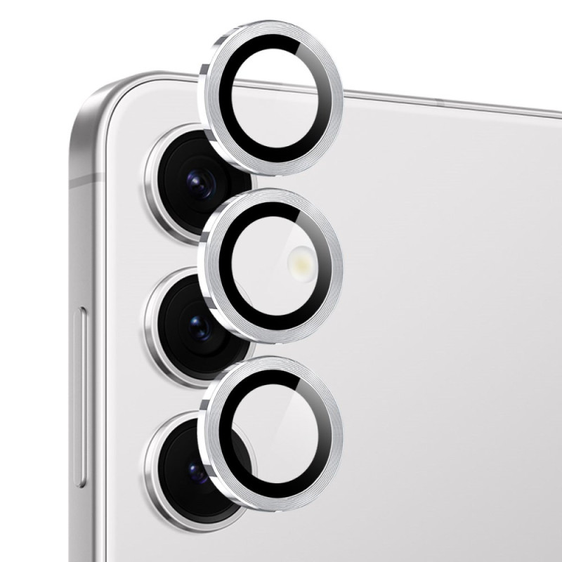 Beschermende lenzen van gehard glas voor Samsung Galaxy S25 FE Ringen
