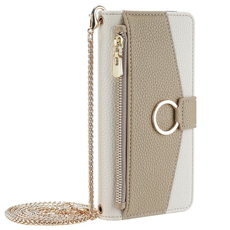 Xiaomi 14T Spiegel Portemonnee Hoesje met Ketting