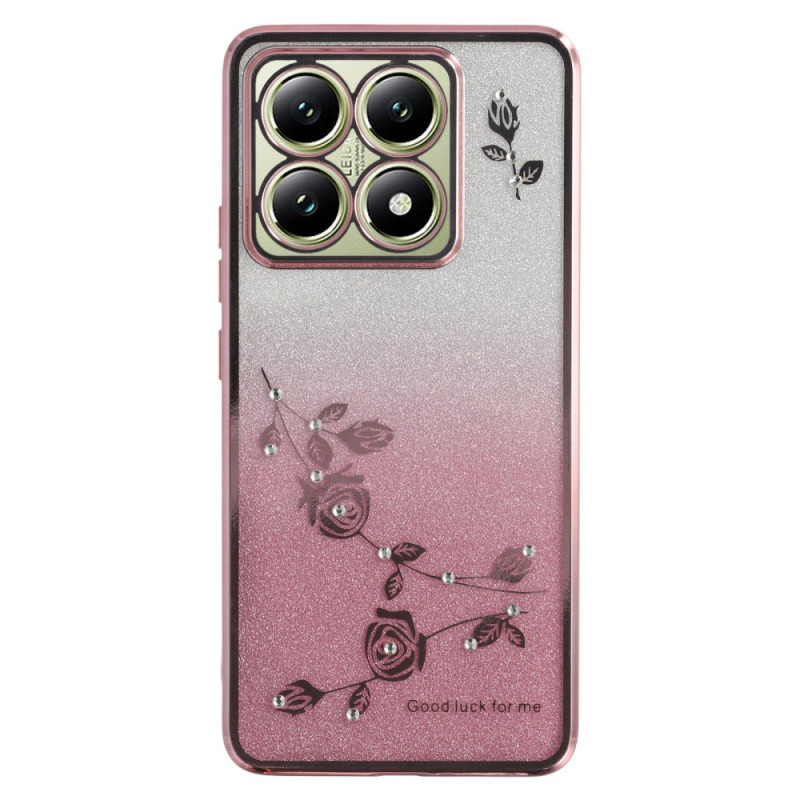 Xiaomi 14T Bloem en Bergkristal Hoesje KADEM