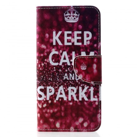 Huawei P30 Pro Case Keep Calm and Sparkle