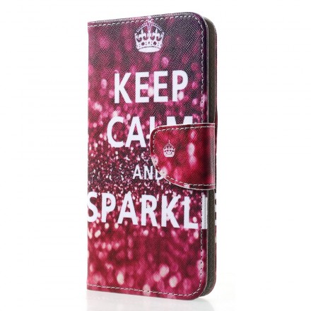 Huawei P30 Pro Case Keep Calm and Sparkle