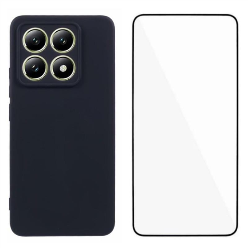 Xiaomi 14T siliconen hoesje met screenprotector
