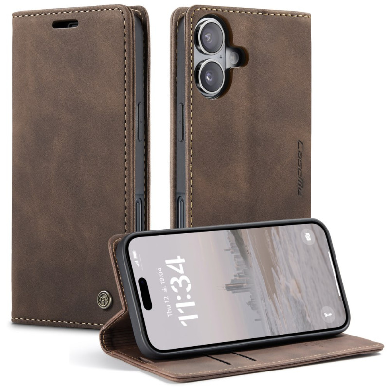 Flip cover iPhone 17 RFID bescherming CASEME