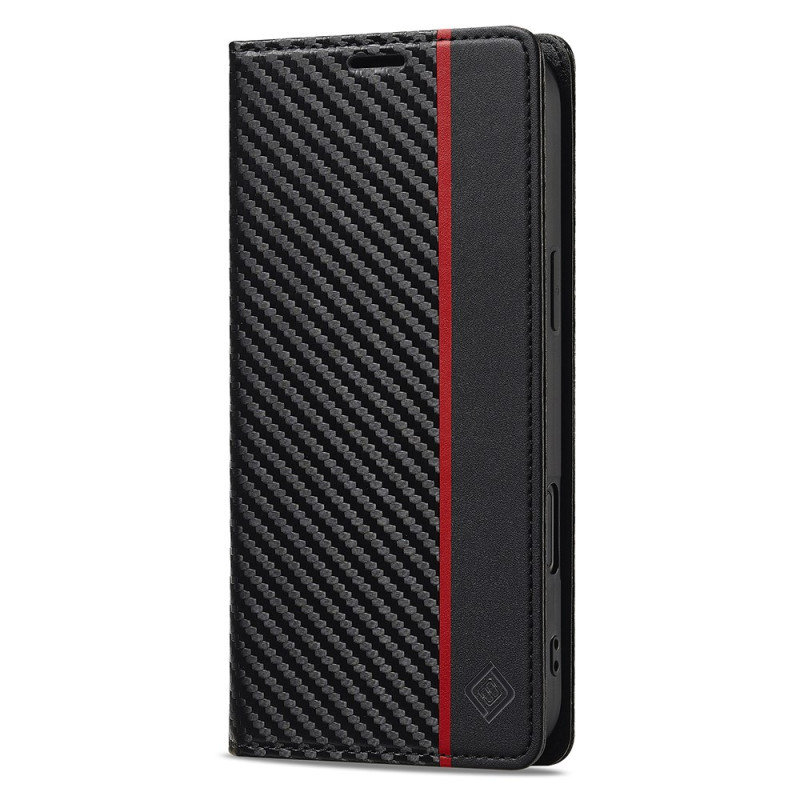 Flip Cover iPhone 17 Fibre Carbone LC.IMEEKE