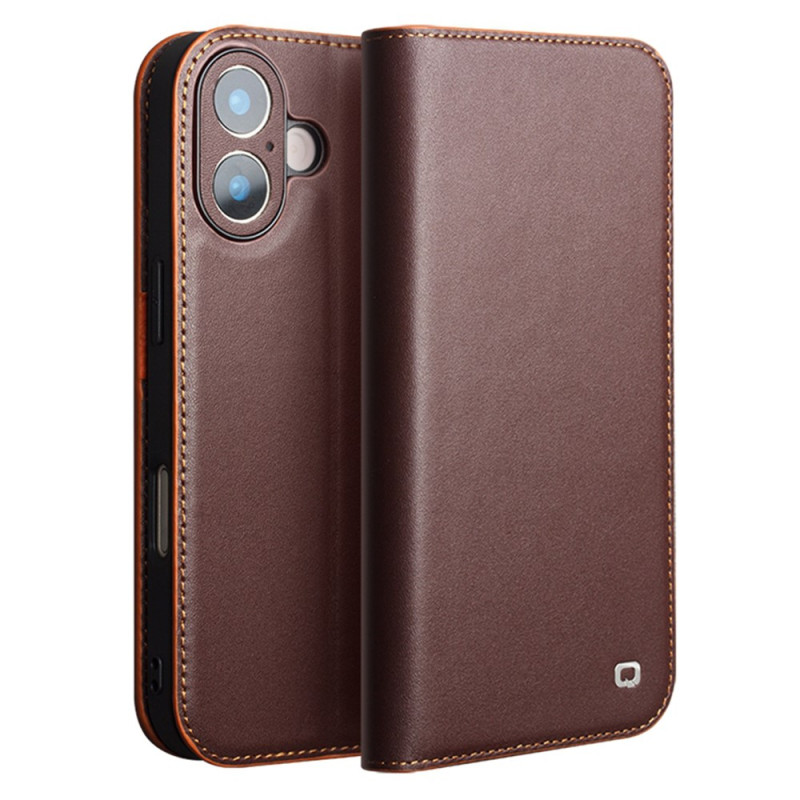 Flip Cover iPhone 17 Leder QIALINO