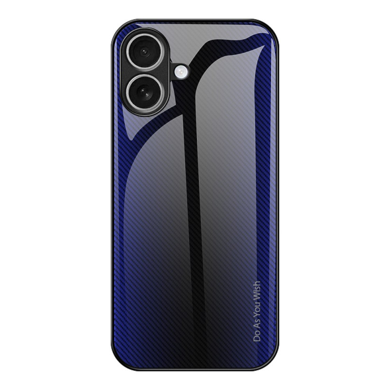 Hoesje iPhone 17 Gehard Glas Koolstofvezel Ontwerp