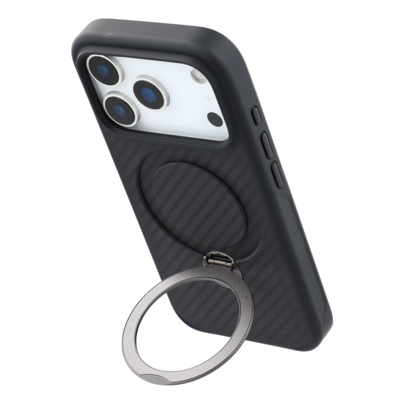 iPhone 17 Pro koolstofvezel hoesje MagSafe-ondersteuning