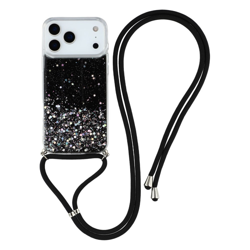 Trekkoord iPhone 17 Pro Glitter