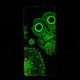 Huawei P30 Pro Hoesje Uil Mandala Fluorescerende