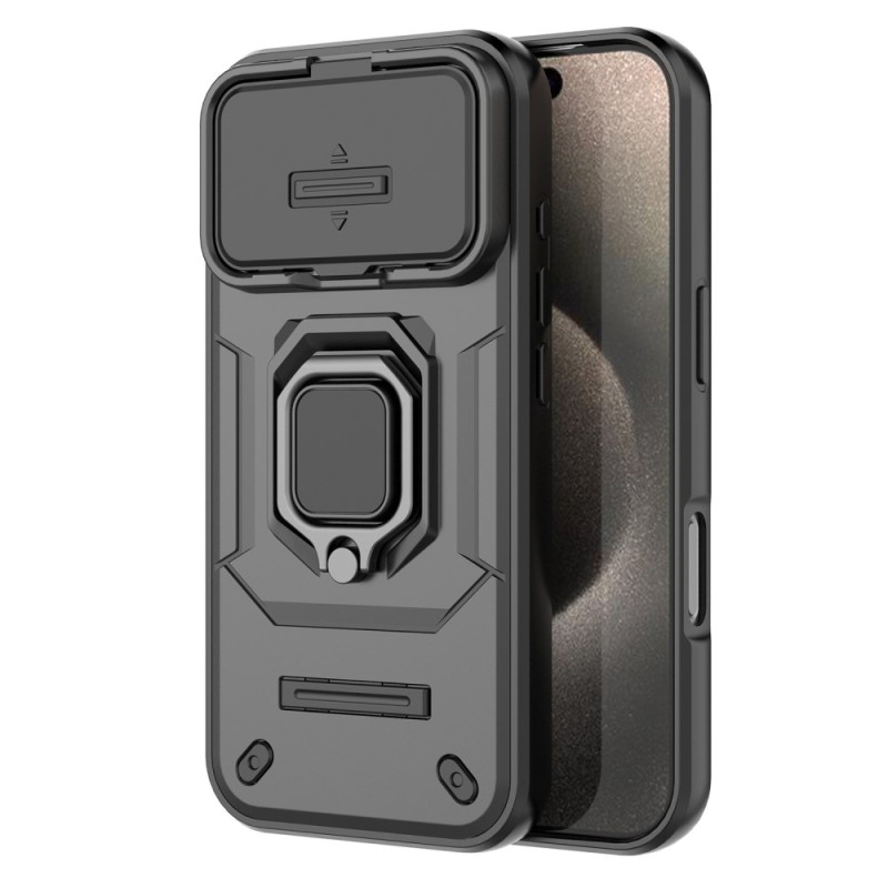 Stevige iPhone 18 Pro / 17 Pro Ring-hoes met lensbescherming