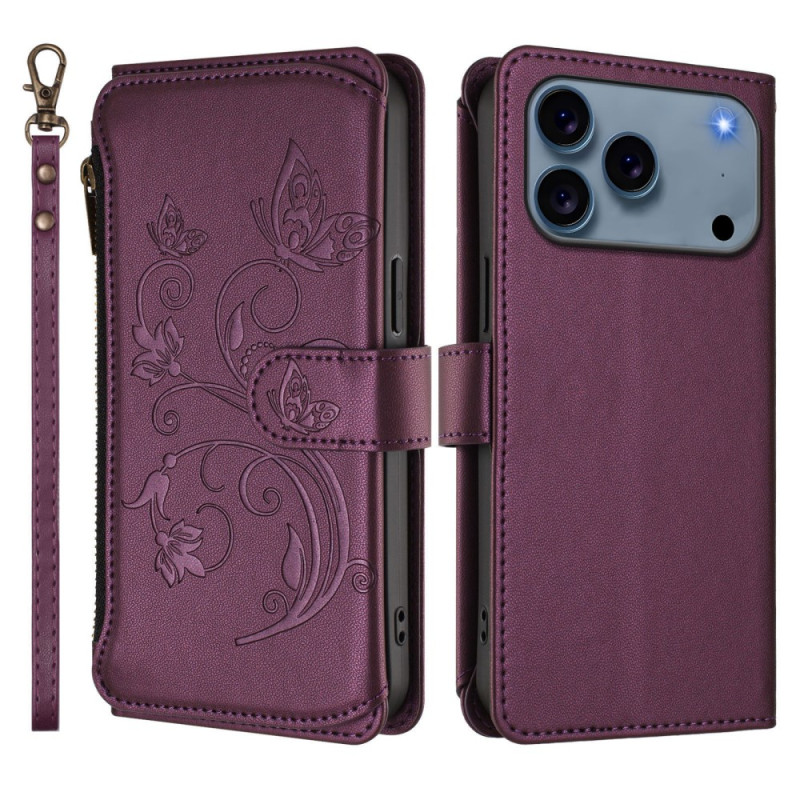 iPhone 17 Pro hoesje met bloemenprint in Lnaière