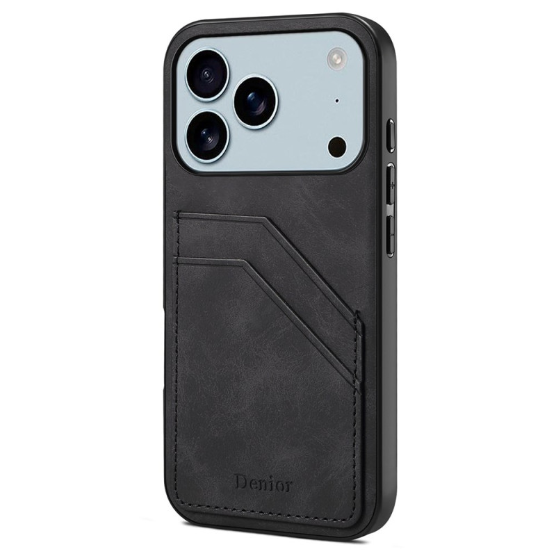 Hoesje iPhone 17 Pro Kaartetui DENIOR