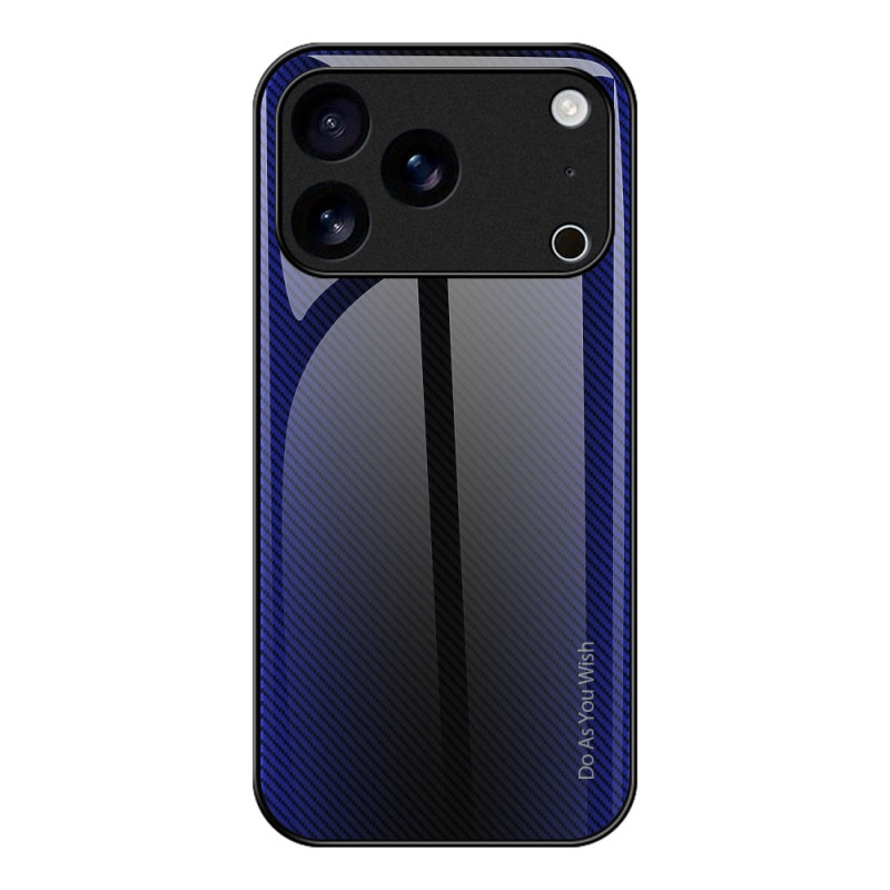 Hoesje iPhone 17 Pro Gehard Glas Koolstofvezel