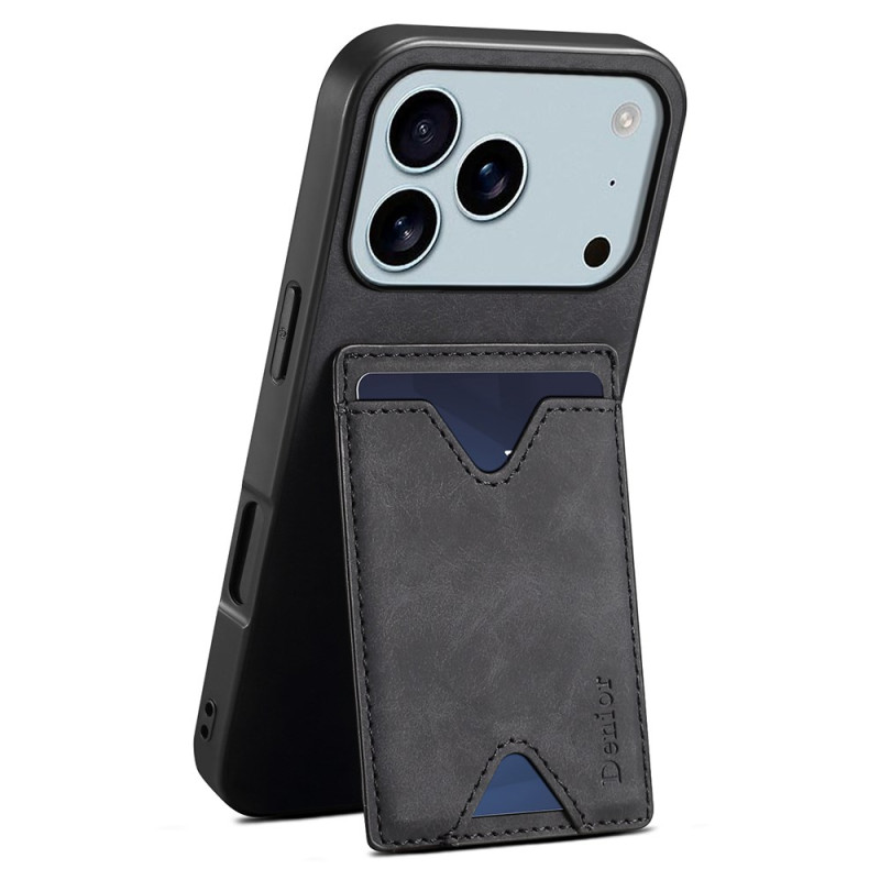 iPhone 17 Pro hoesje kaarthouder en standaard DENIOR