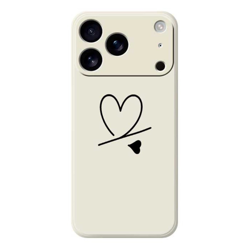 Hoesje iPhone 17 Pro Silicone Vloeibaar Hart