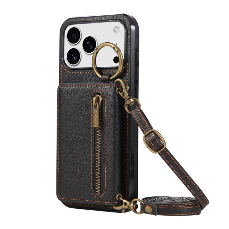 Hoesje iPhone 17 Pro Portemonnee met Schouderriem