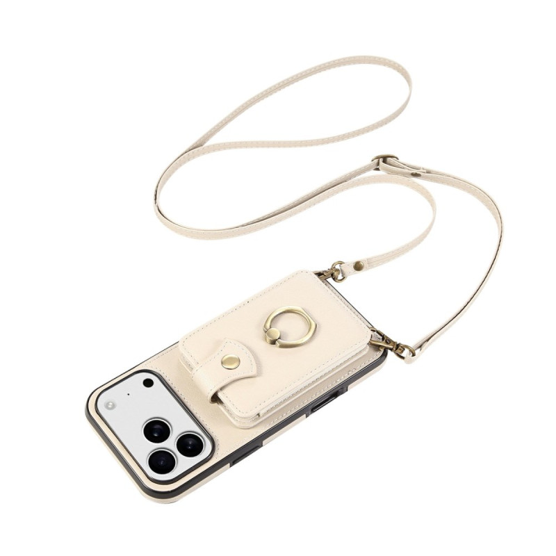 iPhone 17 Pro Multi-Card hoesje met schouderriem