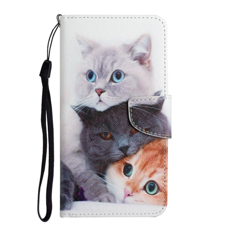 Samsung Galaxy A07 Hoesje Drie Katten