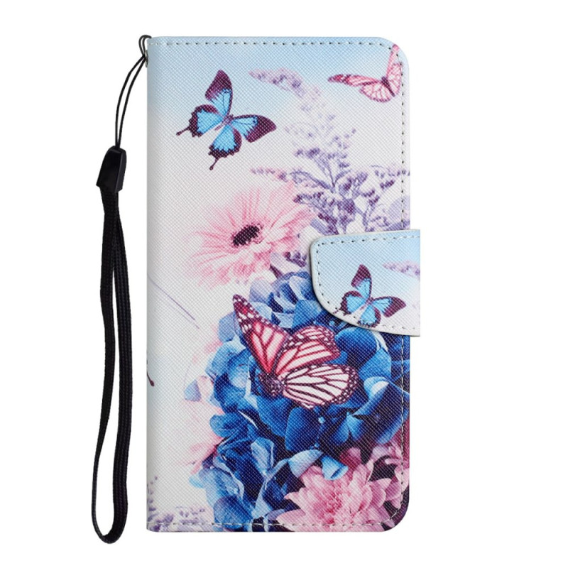 Samsung Galaxy hoesje A07 Bloemen Vlinders