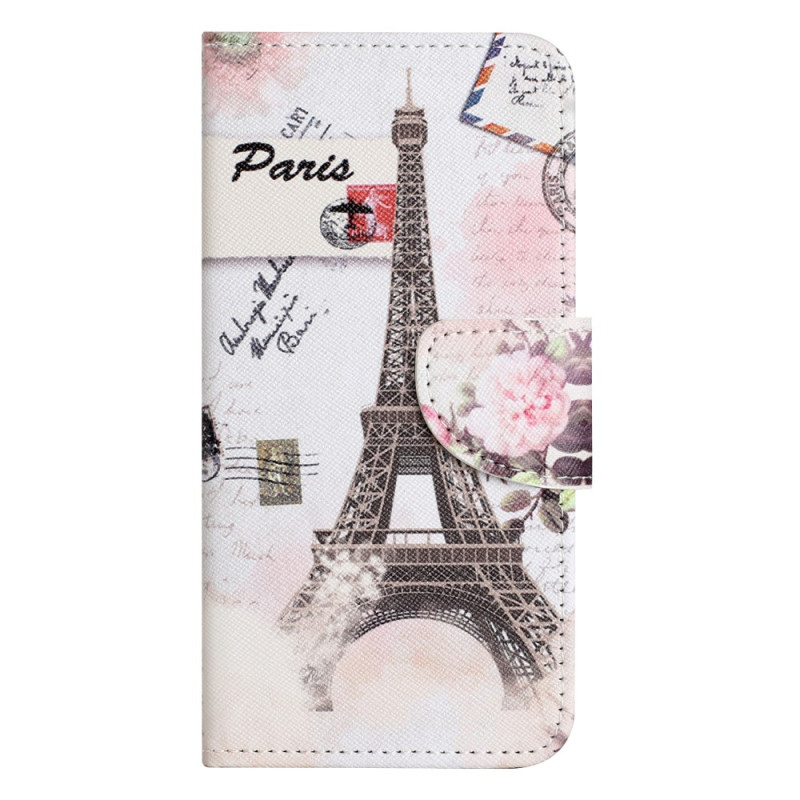 Samsung Galaxy A07 Eiffeltoren Vintage Hoesje