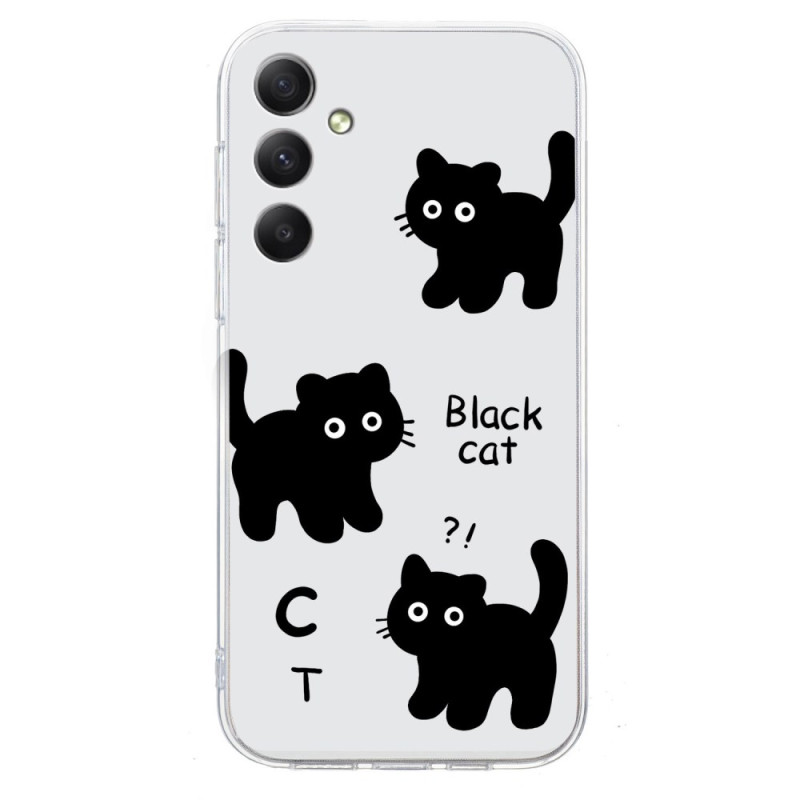 Samsung Galaxy A07 Hoesje Zwarte Katten