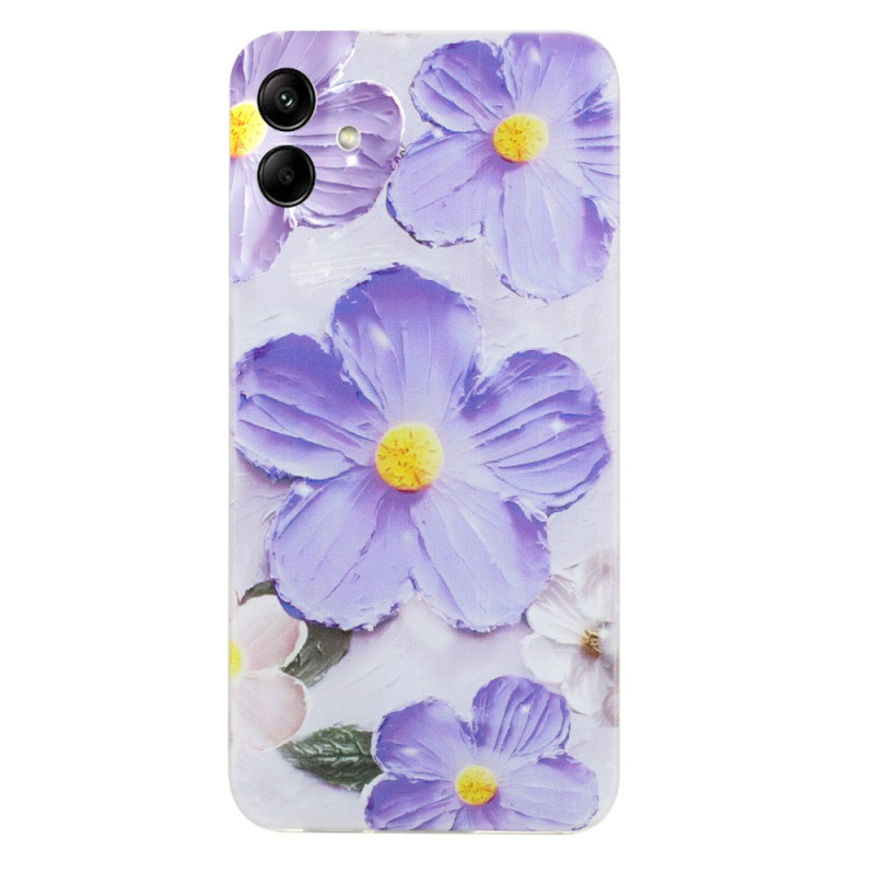 Samsung Galaxy A07 Paars Bloemen Hoesje