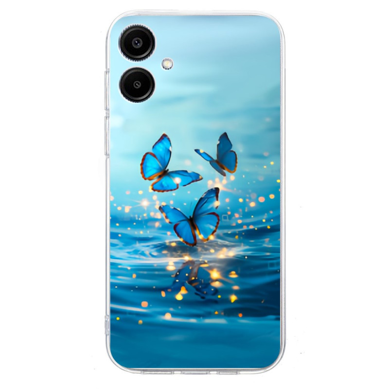 Samsung Galaxy A07 Blauw Vlinders Hoesje