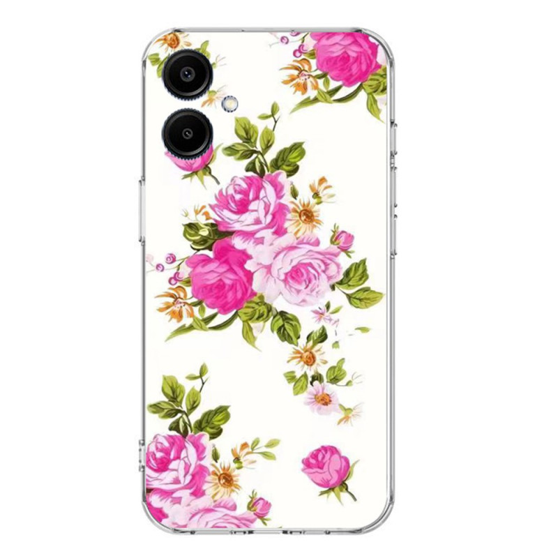 Galaxy A07 Vintage Bloemen Hoesje