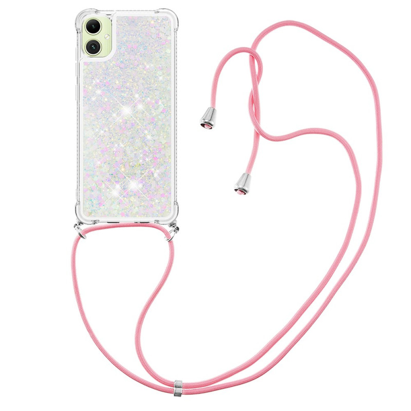 Samsung Galaxy A07 Glitter Trekkoord Etui