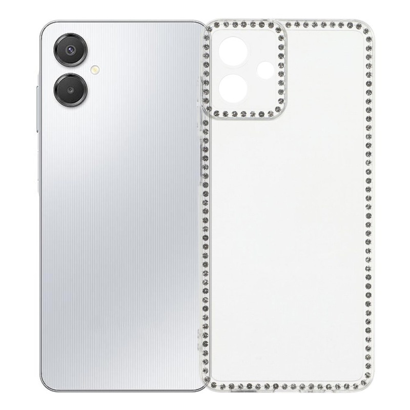 Samsung Galaxy A07 Transparant & Strass hoesje