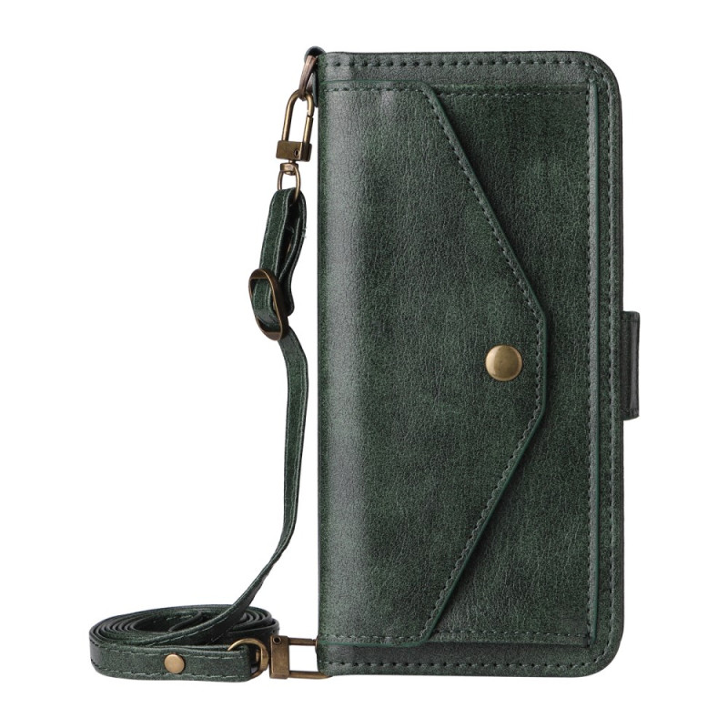 Samsung Galaxy Case A07 Vintage Portemonnee met Schouderriem