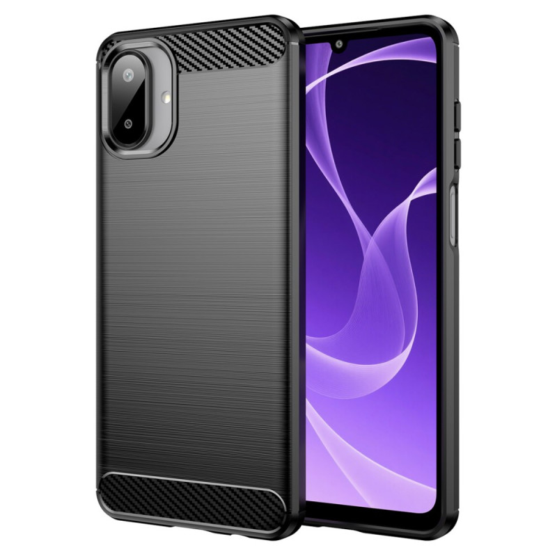 Samsung Galaxy A07 Geborsteld Koolstofvezel Hoesje