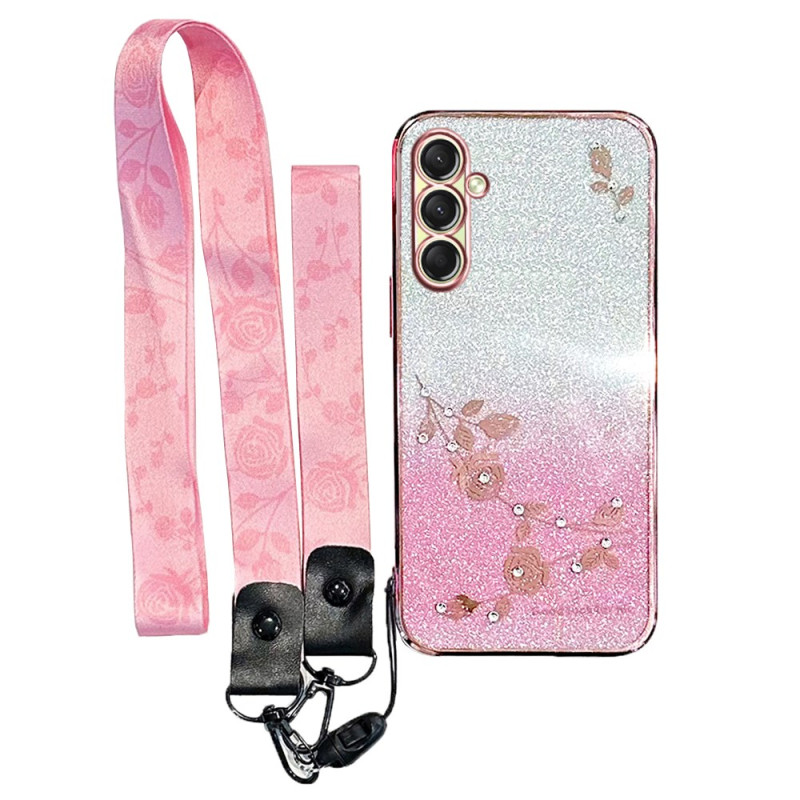 Samsung Galaxy A17 5G Strass Strap Case KADEM