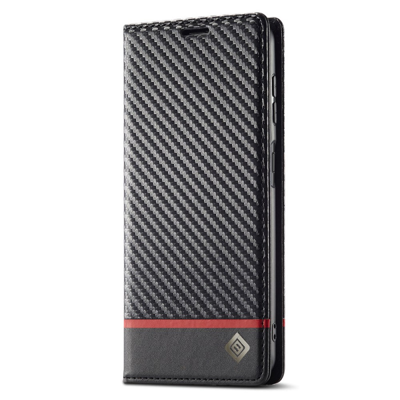 Flip cover Samsung Galaxy A17 5G Koolstofvezel LC.IMEEKE
