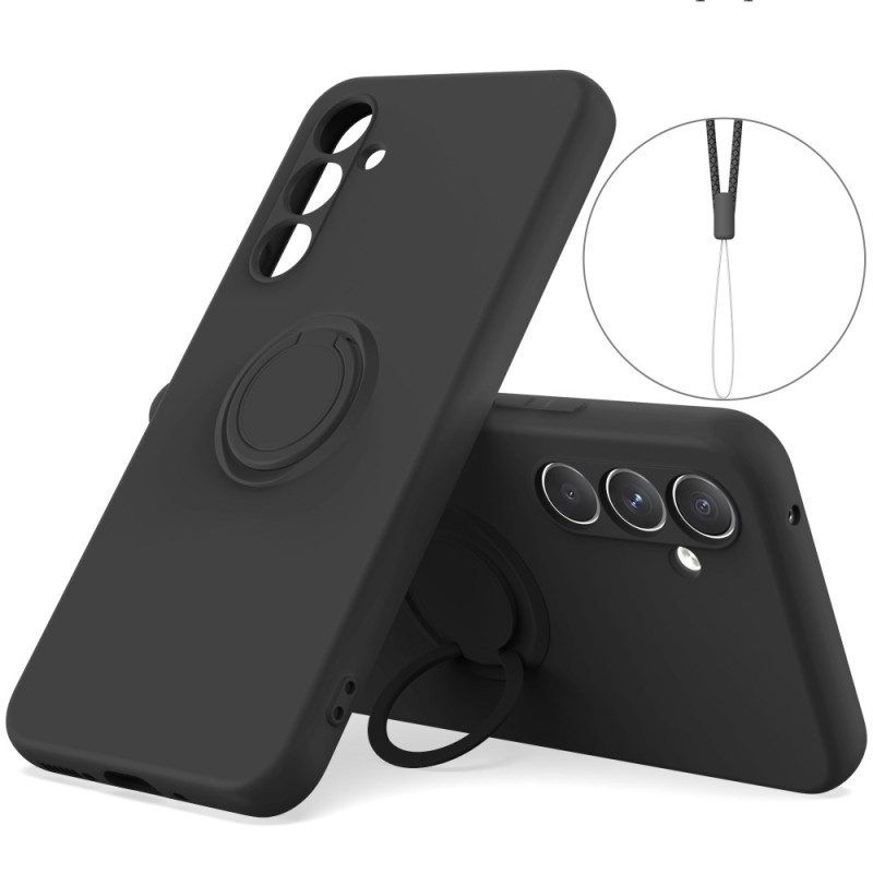 Samsung Galaxy A17 5G Silicone hoesje met steunring