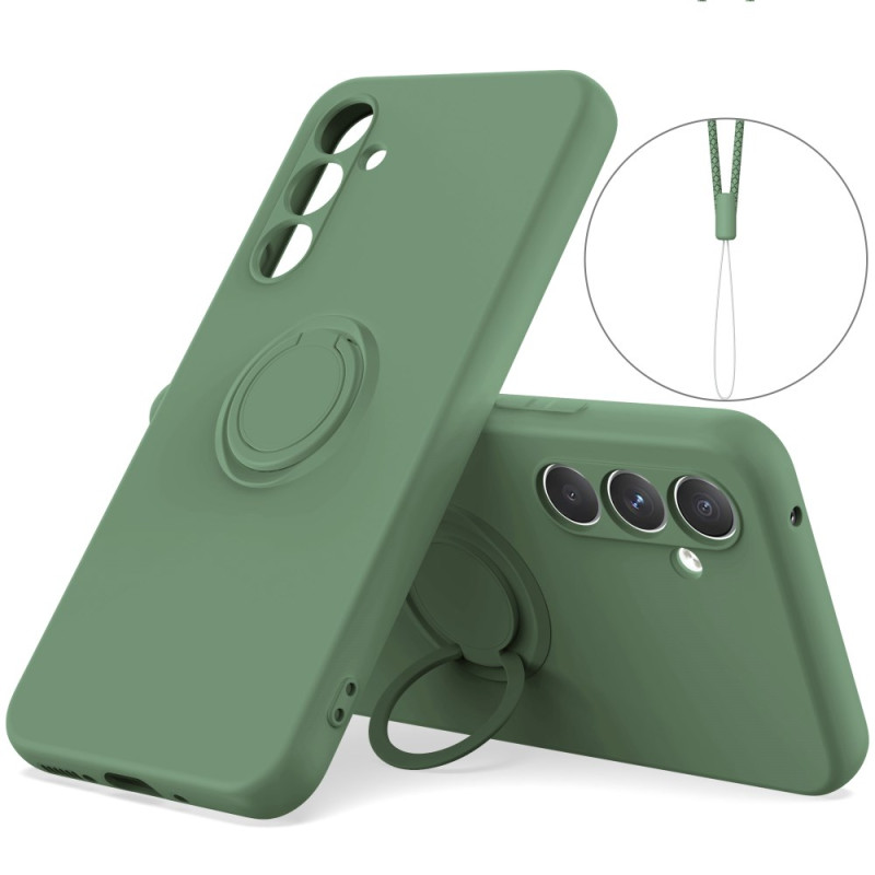 Samsung Galaxy A17 5G Silicone hoesje met steunring