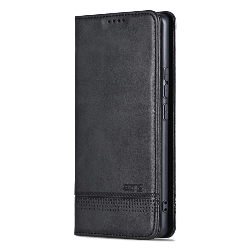 Flip Cover Samsung Galaxy A17 5G Lederen Effect AZNS