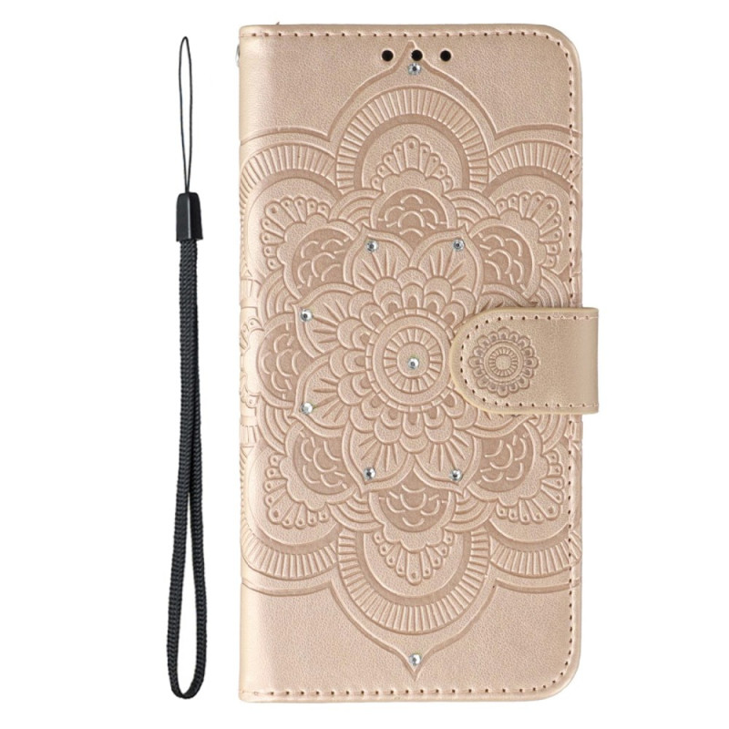 Hoesje voor Samsung Galaxy A18 4G / A17 4G / 5G Mandala Strass