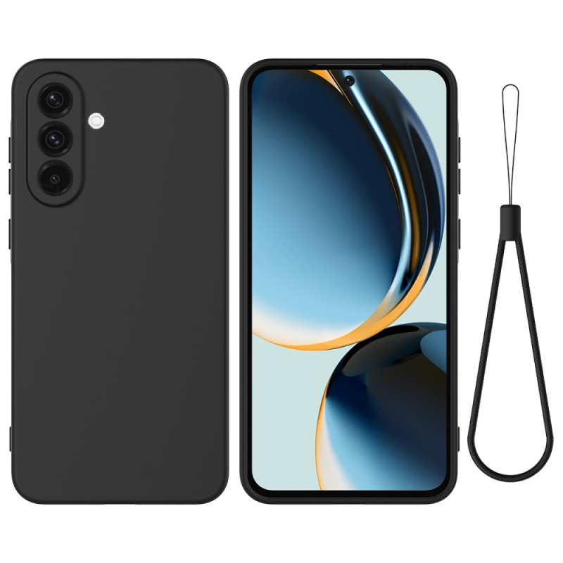 Samsung Galaxy A17 5G Liquid Silicone Hoesje met Koord
