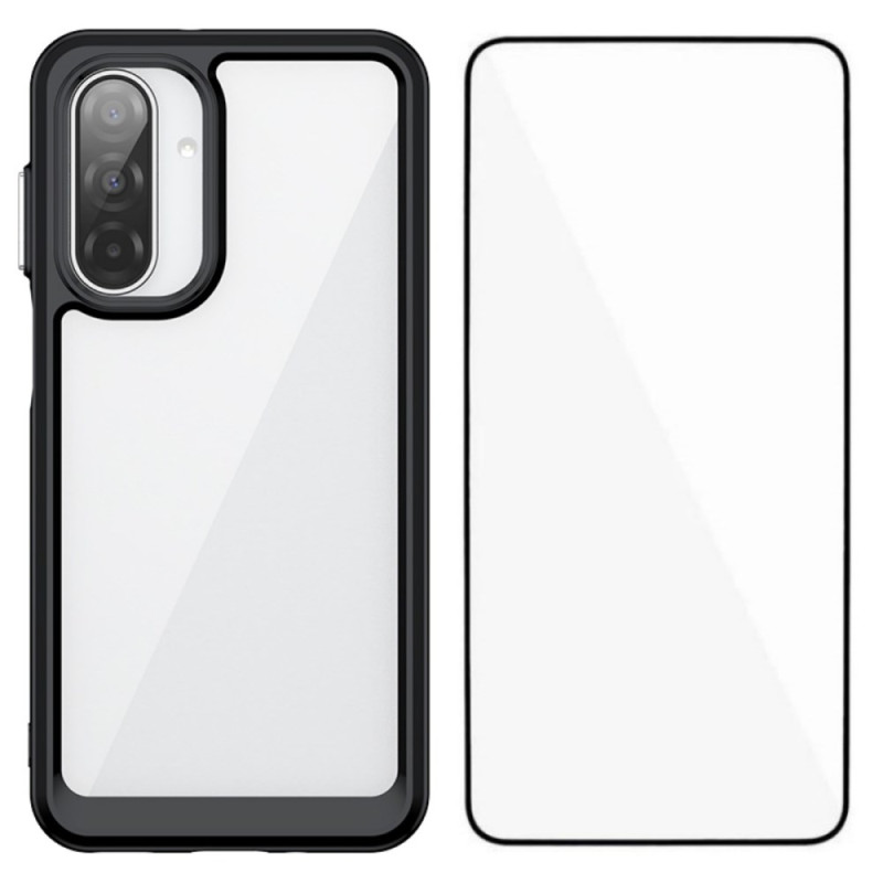 Samsung Galaxy A17 5G Hybrid hoesje met gehard glas screenprotector