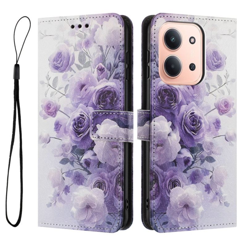 Hoesje Xiaomi Redmi 15C 4G Rozen Violletten