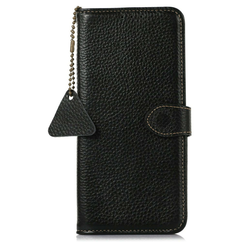 Housse iPhone 17 Air Blocage RFID Cuir Litchi