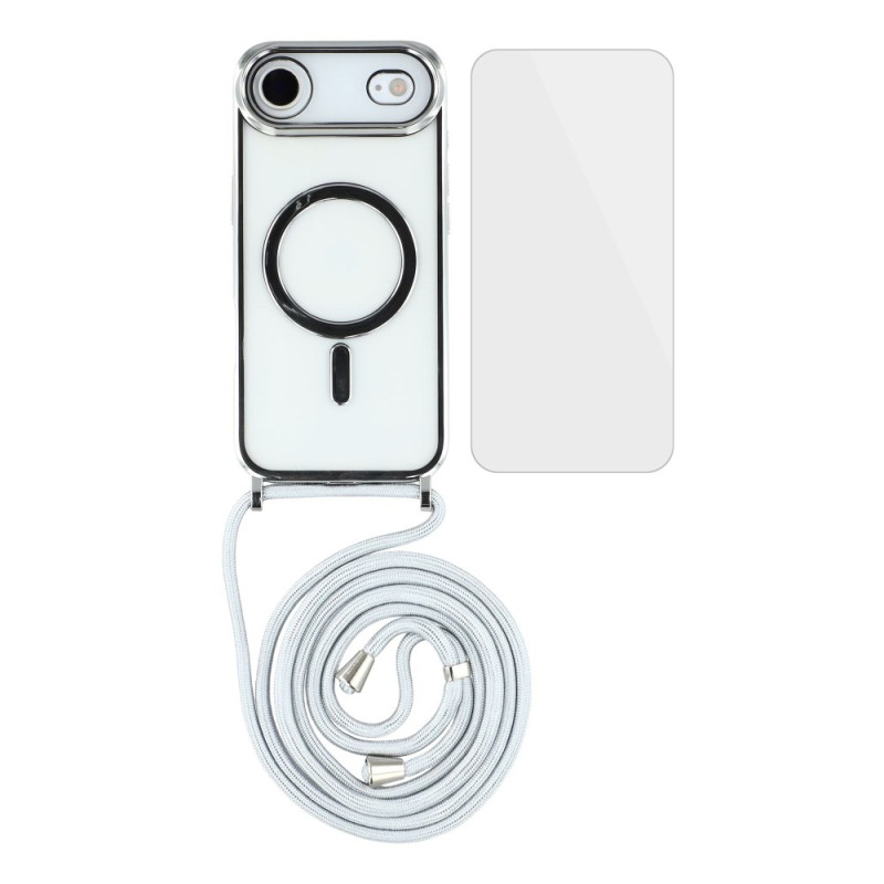 Coque à Cordon iPhone 17 Air Magnétique avec Protecteur Écran