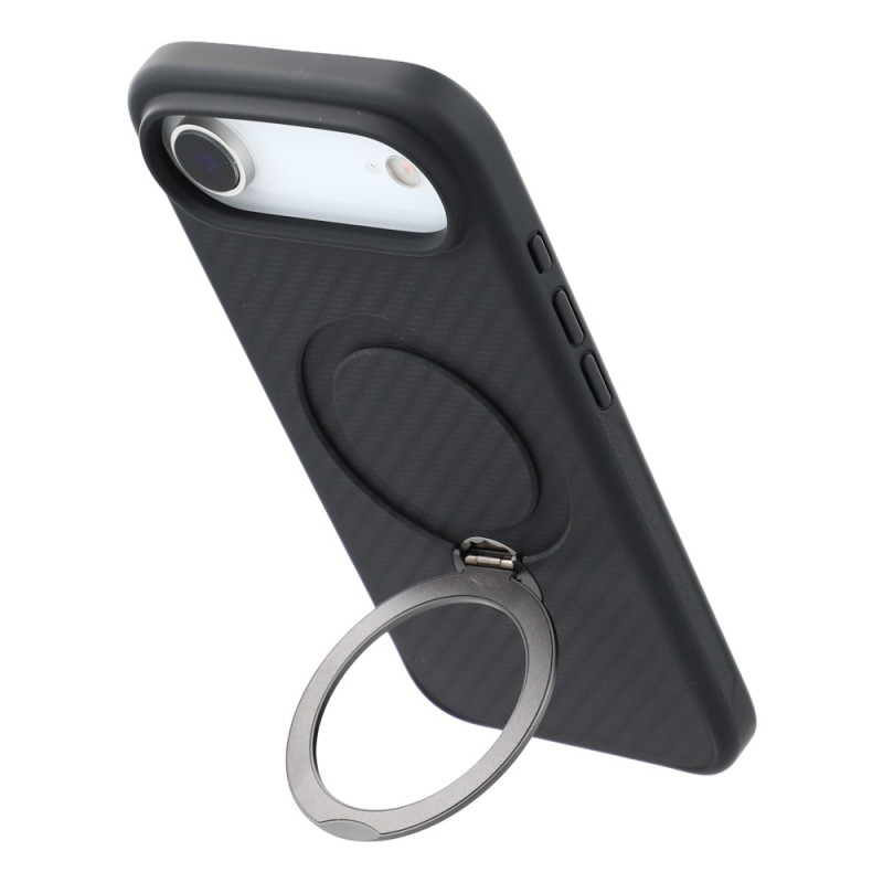 Coque iPhone 17 Air Support MagSafe et Texture Fibre de Carbone