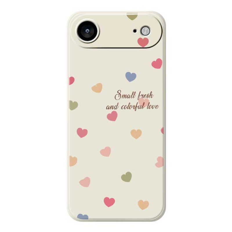 Coque iPhone 17 Air Coeurs Colorés